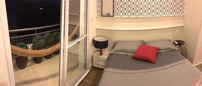 Flat 502 Granja Viana conforto e portaria 24h