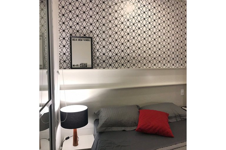 Flat 502 Granja Viana conforto e portaria 24h