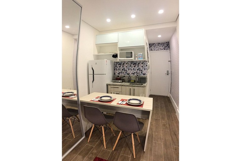Flat 502 Granja Viana conforto e portaria 24h