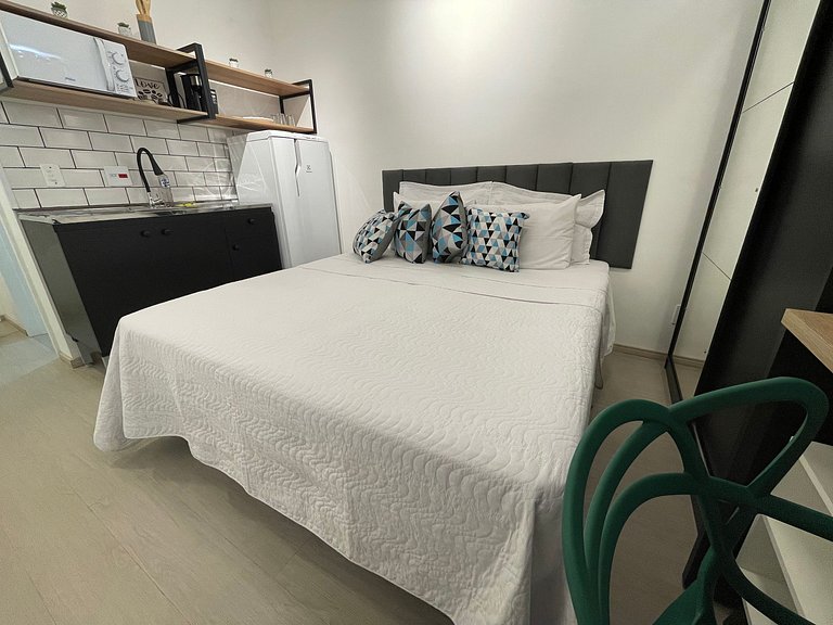 Studio Aconchegante e Funcional para Long Stay