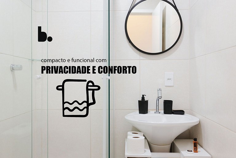 Suíte Funcional e Econômica na Mooca