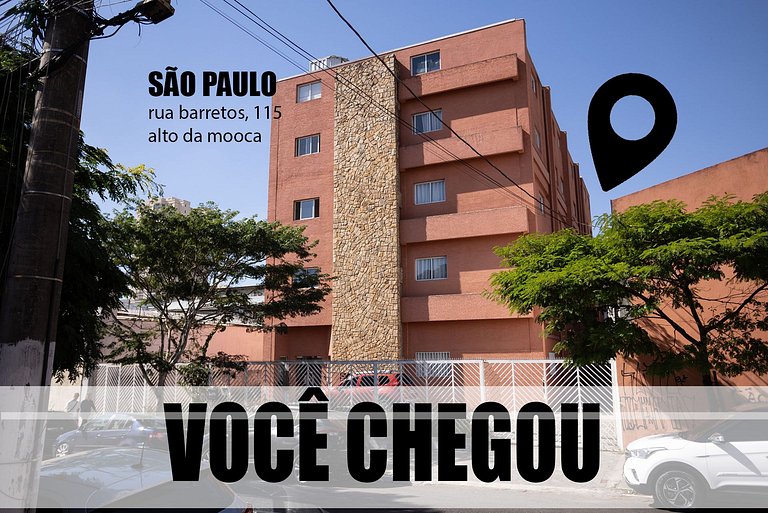 Studio c/ self Checkin. Alto da Mooca