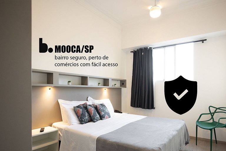Suíte Funcional e Econômica na Mooca