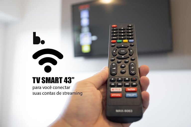 Suíte para Casal com TV 40" e Conforto