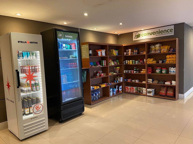 Studio c/ garagem – 1 ou 2 pessoas