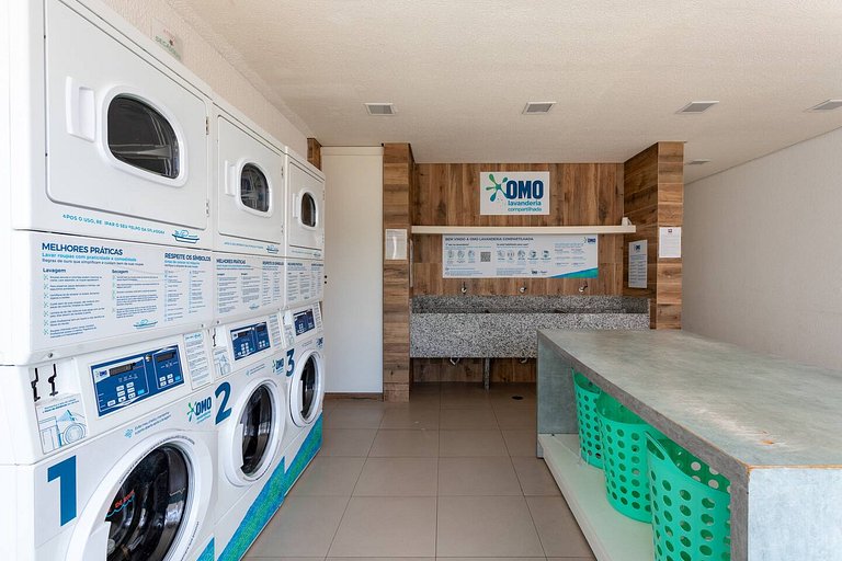 Studio c/ garagem – 1 ou 2 pessoas