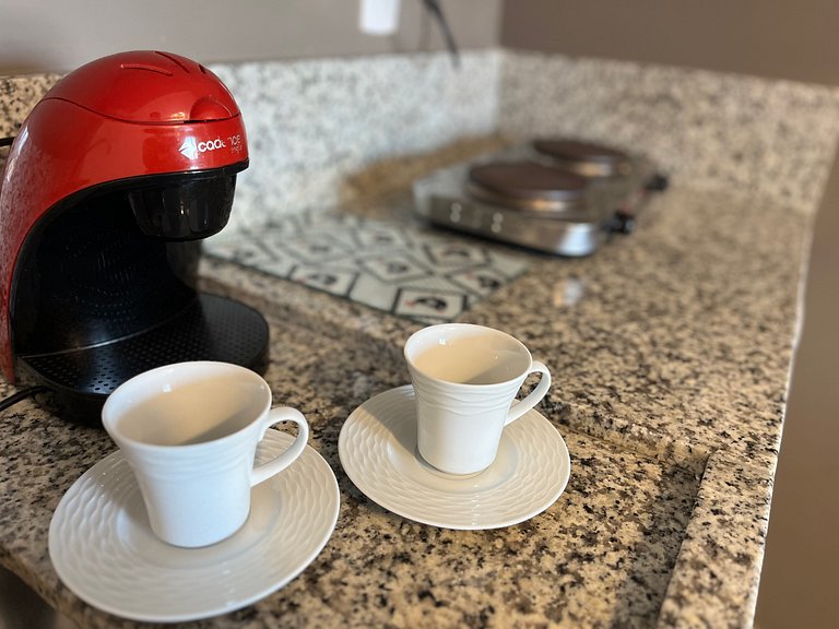 Studio c/ garagem – 1 ou 2 pessoas