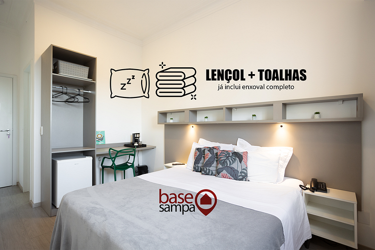 Suíte com Self Check-in | Wi-Fi Rápido