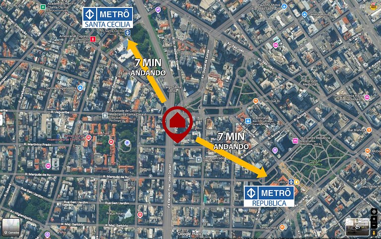 Studio completo a 5min da Santa Casa