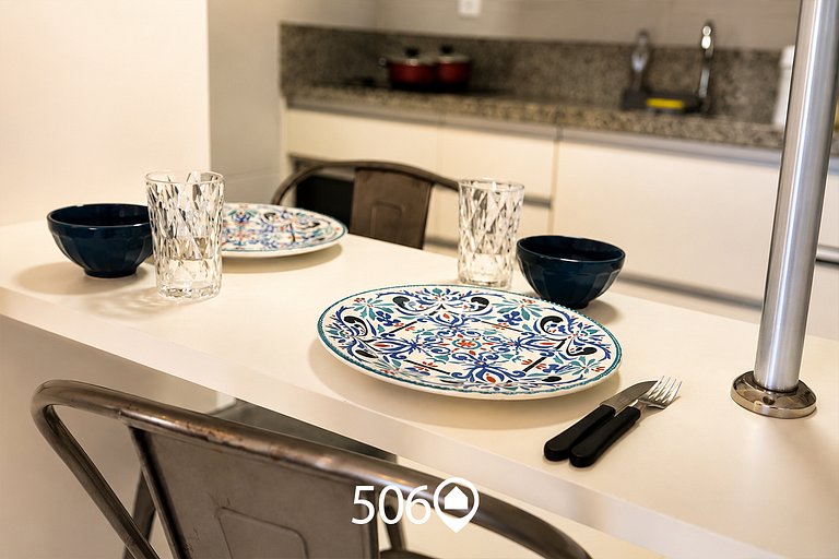 Studio na Granja Viana | Cotia | Forno e Geladeira Grande