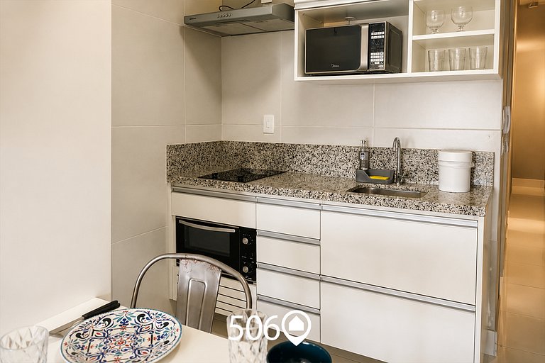 Studio na Granja Viana | Cotia | Forno e Geladeira Grande