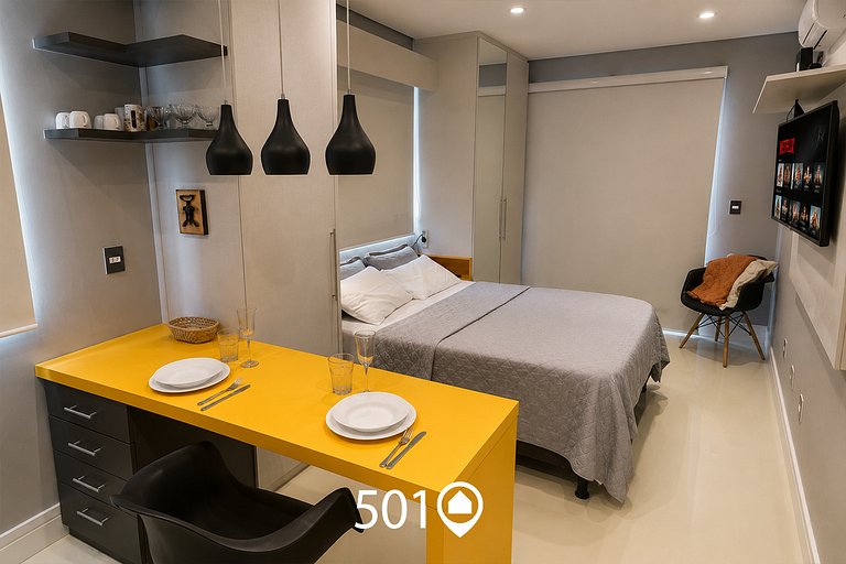 Studio na Granja Viana | Cotia | Garagem e Piscina